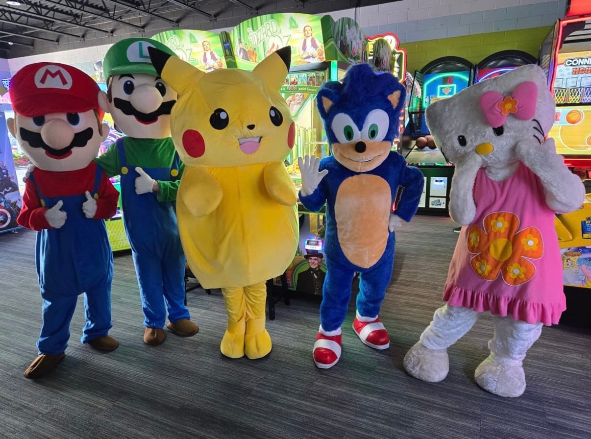 Signature entertainment performers at a children's party